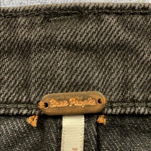 Free people frayed hem 5 pocket embellished skirt - Picture 5 of 8